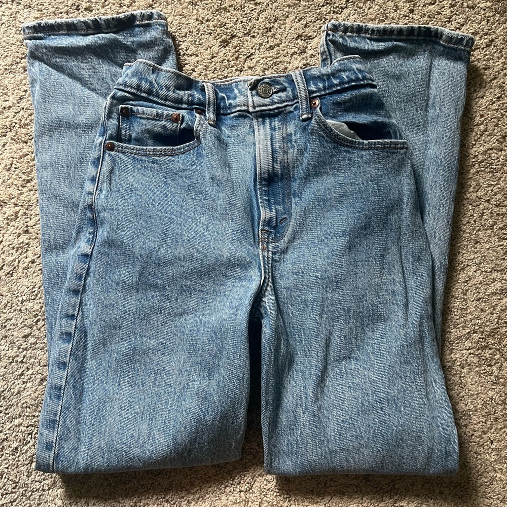 Abercrombie Curve Love 90s Straight Jean High Rise